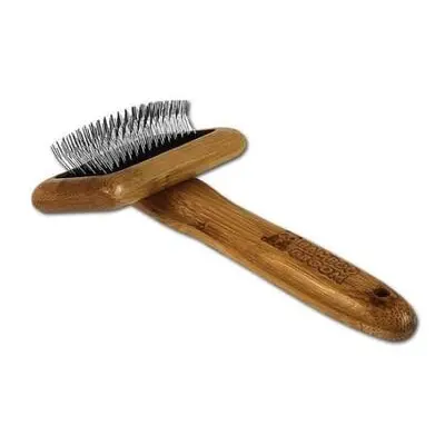 Bamboo Groom Velký kartáč s nerezovými hroty, Finišák