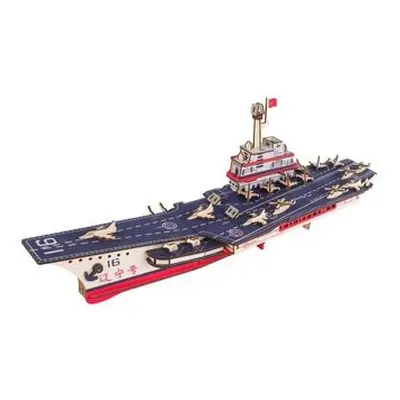 Woodcraft Dřevěné 3D puzzle Letadlová loď Liaoning