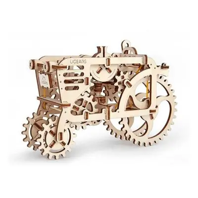 Ugears 3D dřevěné mechanické puzzle Traktor