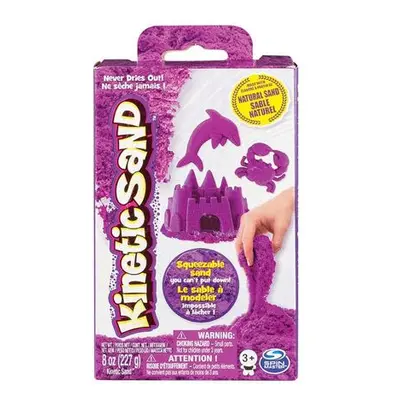 KINETIC SAND ZÁKLADNÍ KRABICE S PÍSKEM RŮZNÝCH BAREV 227g varianta fialový