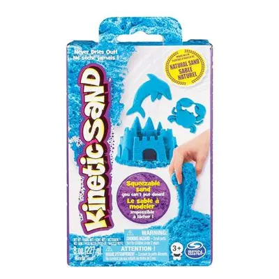 KINETIC SAND ZÁKLADNÍ KRABICE S PÍSKEM RŮZNÝCH BAREV 227g varianta modrý