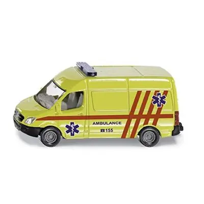 SIKU Auto ambulance dodávka žlutá CZ model kov 0809