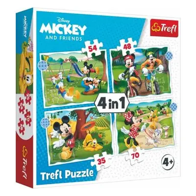 Puzzle 4v1 Mickey a Minnie