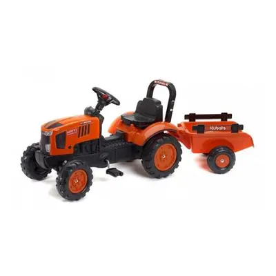 FALK Traktor Kubota M7171 s valníkem oranžový