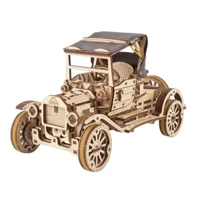 Ugears 3D dřevěné mechanické puzzle Historický automobil UGR-T