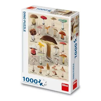 Puzzle Houby koláž 1000