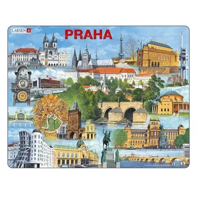 Puzzle Praha - nejzajímavěJší atrakce 66 dílků