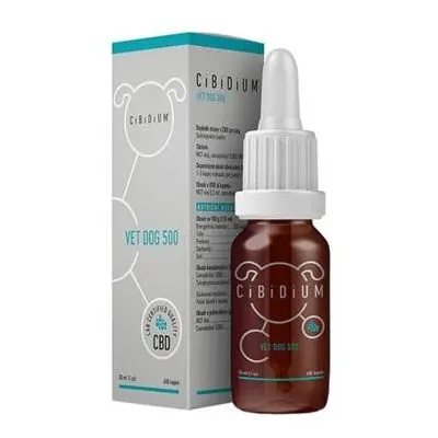 Cibidium Vet Dog 500 kapky s CBD 30 ml