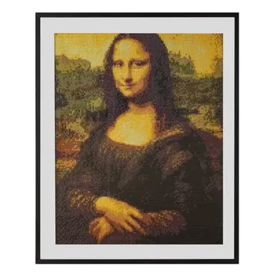 Malování pomocí kamínků Diamond - Mona Lisa 40x50 cm