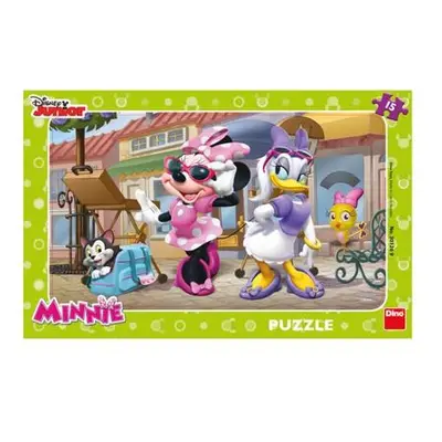 Puzzle Walt Disney Minnie na Monmartu 15 Dílků - Dino