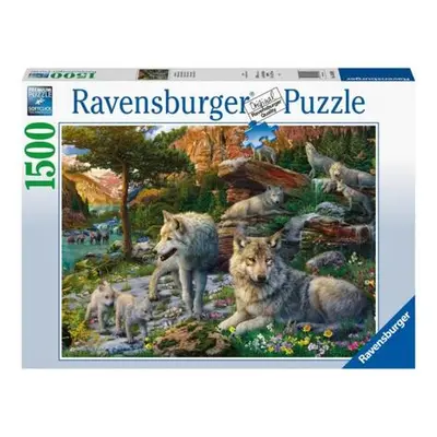 Ravensburger Puzzle 1500 dílků Jarní vlci