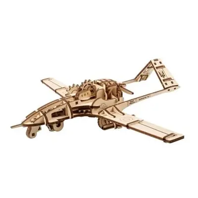 Ugears 3D mechanické puzzle Bojový dron Bayraktar TB2 125 ks