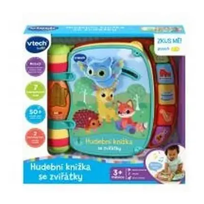 Vtech Hudební knížka se zvířátky CZ