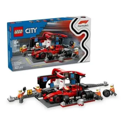 Lego City 60443 Zastávka v boxech F1® a personál s vozem Ferrari