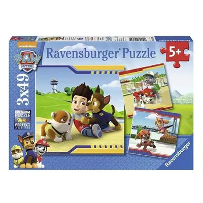 Ravensburger puzzle Tlapkova Patrola: Chlupatí hrdinové 3x49 dílků