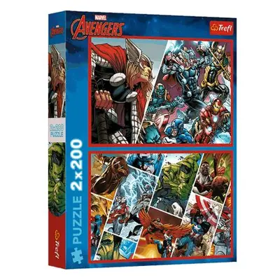 Puzzle 2x200 dílků Marvel/Avengers