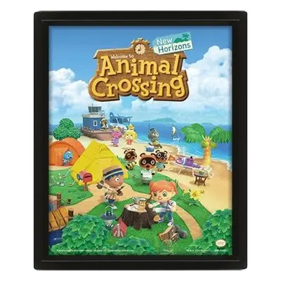 3D Obraz Animal Crossing