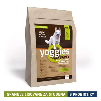 2kg Yoggies BARF+ příloha k syrovému masu, granule lisované za studena s probiotiky