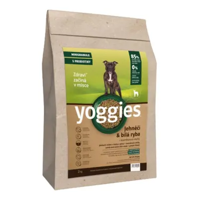 2kg Yoggies Jehněčí maso&bílá ryba, minigranule lisované za studena s probiotiky