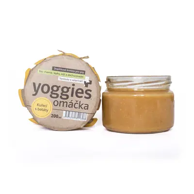 200ml Yoggies omáčka s kuřecím masem a batáty