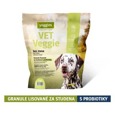 2kg Yoggies VET Veggie bez masa, granule lisované za studena s probiotiky