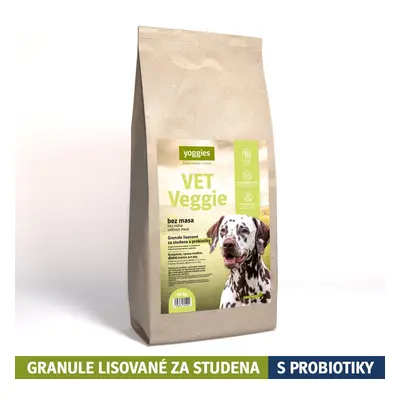 10kg Yoggies VET Veggie bez masa, granule lisované za studena s probiotiky