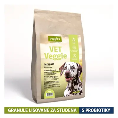 5kg Yoggies VET Veggie bez masa, granule lisované za studena s probiotiky