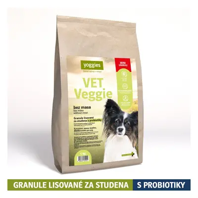 5kg Yoggies VET Veggie bez masa, minigranule lisované za studena s probiotiky