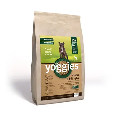 15kg Yoggies Jehněčí maso&bílá ryba, minigranule lisované za studena s probiotiky