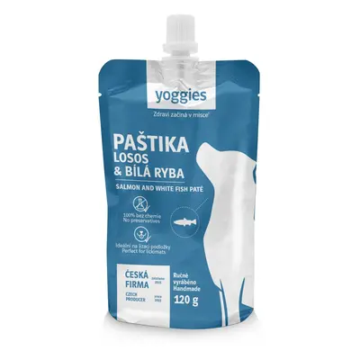 120g Yoggies paštika - losos a bílá ryba