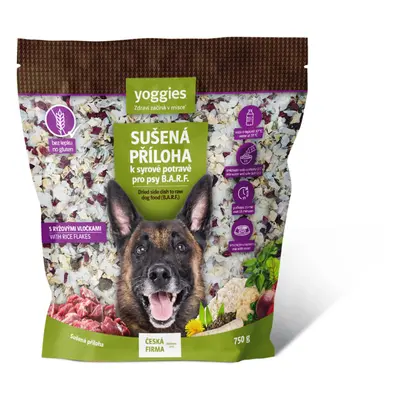 750g Yoggies Sušená příloha s rýžovými vločkami k syrové potravě B.A.R.F.