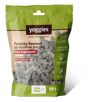 Yoggies za studena lisované maso – Black Angus hovězí 300g