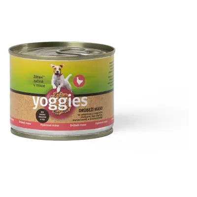 200g Yoggies drůbeží konzerva se zeleninou a ovesnými vločkami