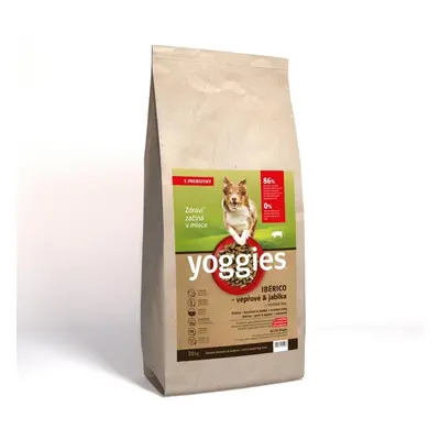 20kg Yoggies MINIGRANULE Ibérico vepřové maso s jablky lisované za studena s probiotiky