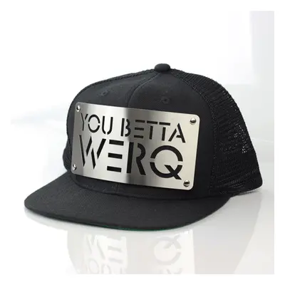 Karl Alley You Betta Werq Mesh Snapback Black Silver