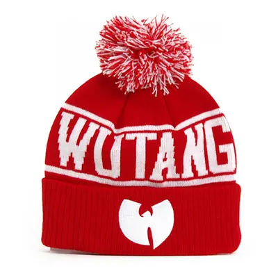 Wu-Tang Logo Winter Cap Red White