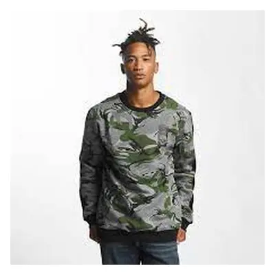 Thug Life Simple Sweat Shirt Black Camouflage