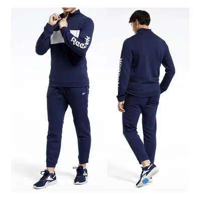 Teplákova souprava Reebok TRAINING ESSENTIALS LINEAR LOGO TRACK SUIT NAVY