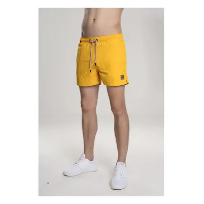 Urban Classics Block Swim Shorts chrome yellow