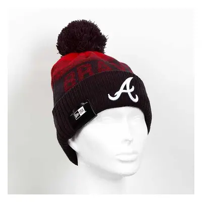 Kulich New Era MLB Sport 2 Cuff Knit Atlanta Braves Black Red