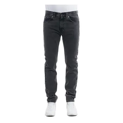 Pants Mass Denim Signature Jeans Tapered Fit black stone washed