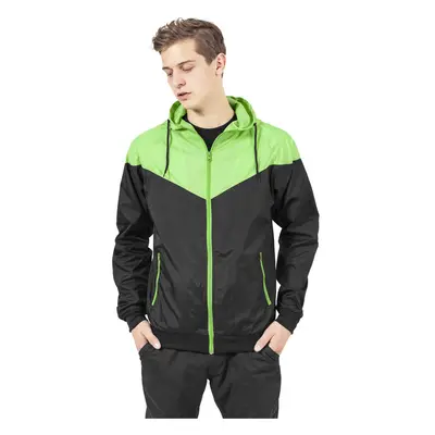 Urban Classics Arrow Windrunner black/limegreen