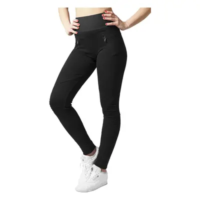 Urban Classics Ladies Interlock High Waist Leggings blk/blk