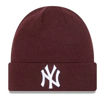 Kulich New Era MLB League Essential Cuff Knit NY Yankees Maroon