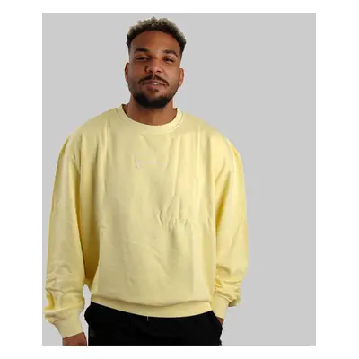 Svetr Karl Kani Small Signature OS Washed Crew Light Yellow