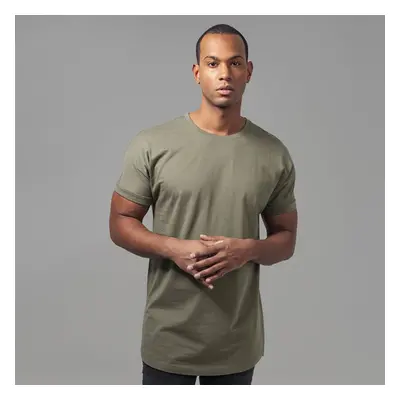 Urban Classics Long Shaped Turnup Tee olive