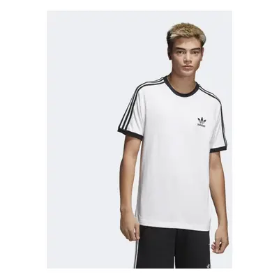 Panské triko Adidas 3-Stripes Tee White