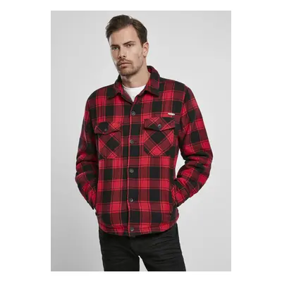 Brandit Lumberjacket red/black