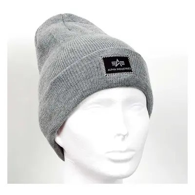 Alpha Industries X-Fit Burgundy Beanie Grey