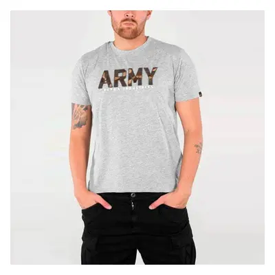 Pánské tričko Alpha Industries Army Camo T-shirt Grey